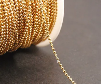 Iron Metal KC Gold Plated 1.2/1.5/2/2.4/3.2/4.2mm Ball Beads Jewelry Links 100 Meters/Troll Fashion Necklace Chains
Iron Metal KC Gold Plated 1.2/1.5/2/2.4/3.2/4.2mm Ball Beads Jewelry Links 100 Meters/Troll Fashion Necklace Chains