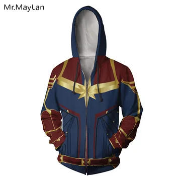 2019 New Movie Marvel Captain 3D Cosplay Print Zipper Hoodies Men/women Gothic Streetwear Jacket Boy Casual Hipster Clothes Tops
2019 New Movie Marvel Captain 3D Cosplay Print Zipper Hoodies Men/women Gothic Streetwear Jacket Boy Casual Hipster Clothes Tops