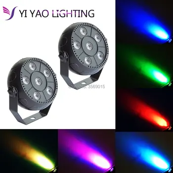 2pcs/lot 6 led par stage light 36W RGBW DMX 512 8CH mini led lighting for Club Home party
2pcs/lot 6 led par stage light 36W RGBW DMX 512 8CH mini led lighting for Club Home party