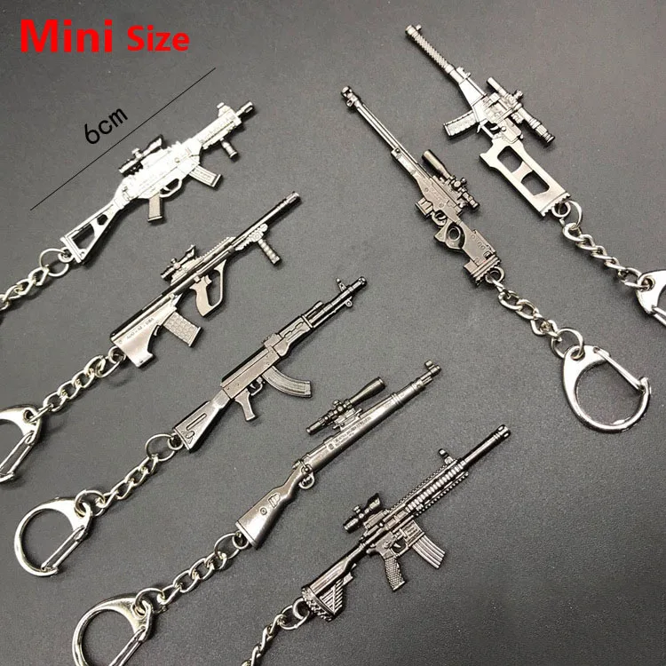 New game M24 Novelty Items SCAR Guns Keychain pendant Trinket M4A1 AWM Sniper Key Chain 20 styles Jewelry Souvenirs Gift Men
New game M24 Novelty Items SCAR Guns Keychain pendant Trinket M4A1 AWM Sniper Key Chain 20 styles Jewelry Souvenirs Gift Men
