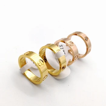 2019 Titanium Steel Fashion Classic Famous Brand Bague Cross Patter Wedding Love Ring For Women/Men Gold Color Lovers Jewelry
2019 Titanium Steel Fashion Classic Famous Brand Bague Cross Patter Wedding Love Ring For Women/Men Gold Color Lovers Jewelry