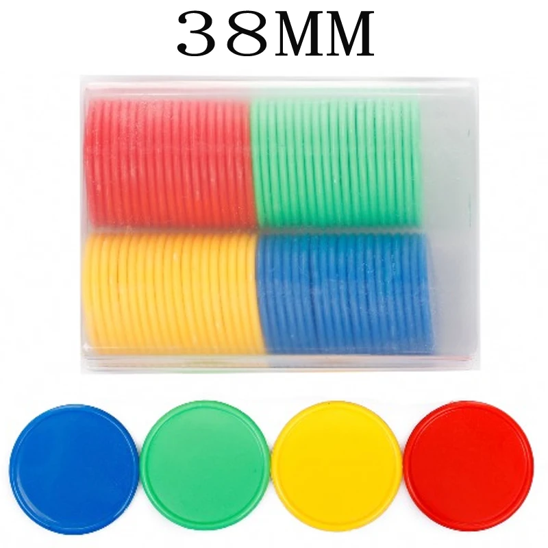 80Pcs/Lot 38mm No value Plastic Poker Chips Casino Bingo Markers Token Fun Family Club Board Games Toy Creative Gift 7 Colours
80Pcs/Lot 38mm No value Plastic Poker Chips Casino Bingo Markers Token Fun Family Club Board Games Toy Creative Gift 7 Colours