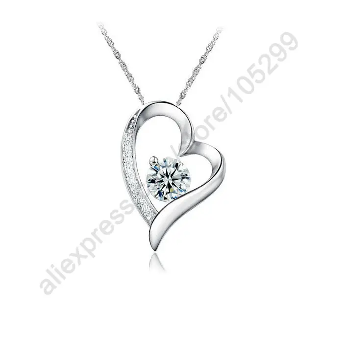 JEXXI Fashion Rhodium Plate Genuine 925 Sterling Silver Jewelry Nice Heart Cubic Zirconia CZ Pendant Necklaces Party Gift
JEXXI Fashion Rhodium Plate Genuine 925 Sterling Silver Jewelry Nice Heart Cubic Zirconia CZ Pendant Necklaces Party Gift