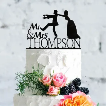 Personalized Funny Wedding Cake Topper Bride and Groom Toppers Mr & Mrs Cake Topper Engagement/ Anniversary / Wedding Decoration
Personalized Funny Wedding Cake Topper Bride and Groom Toppers Mr & Mrs Cake Topper Engagement/ Anniversary / Wedding Decoration
