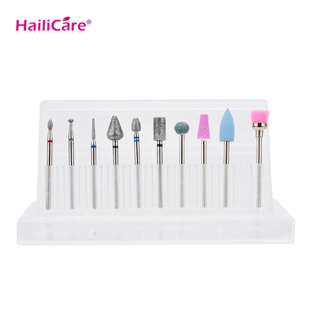 10pcs Multi-use Nail Drill Bit Set Electric Rotatory Nail File Bit for Electric Manicure Machine Milling Cutter Pedicure Tools
10pcs Multi-use Nail Drill Bit Set Electric Rotatory Nail File Bit for Electric Manicure Machine Milling Cutter Pedicure Tools