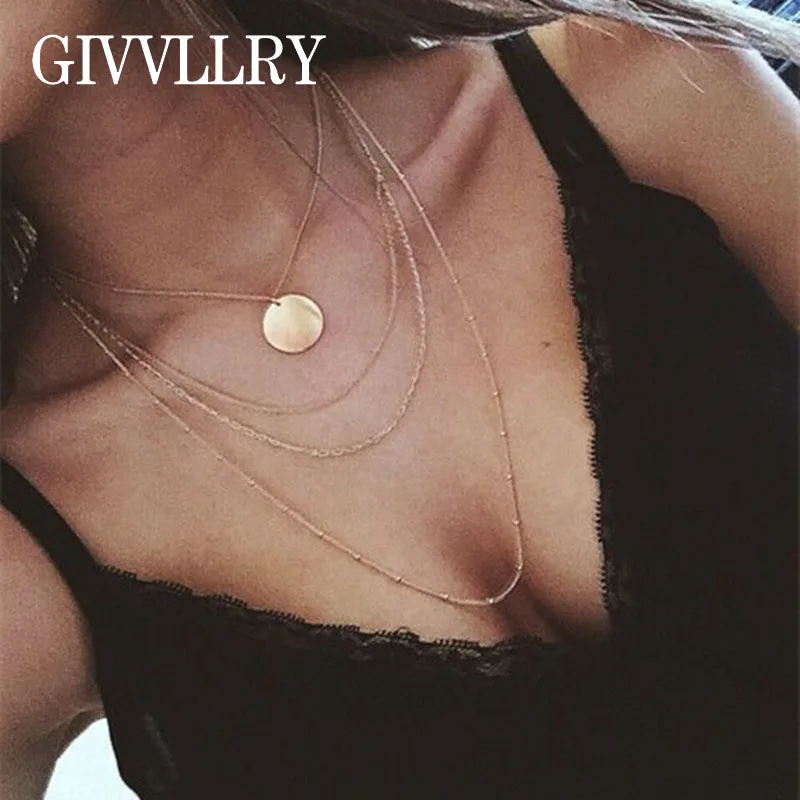 GIVVLLRY Vintage Multilayers Chain Necklaces for Women Minimalist Metal Style Round Sequin Collar Tassel Necklaces & Pendants
GIVVLLRY Vintage Multilayers Chain Necklaces for Women Minimalist Metal Style Round Sequin Collar Tassel Necklaces & Pendants