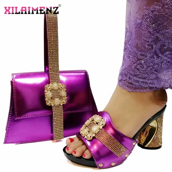 Nigerian 2019 Pu Leather Shoes with Matching Bags for Royal Party Shoes and Bag to Match in Purple African Ladies Shoe and Bag
Nigerian 2019 Pu Leather Shoes with Matching Bags for Royal Party Shoes and Bag to Match in Purple African Ladies Shoe and Bag