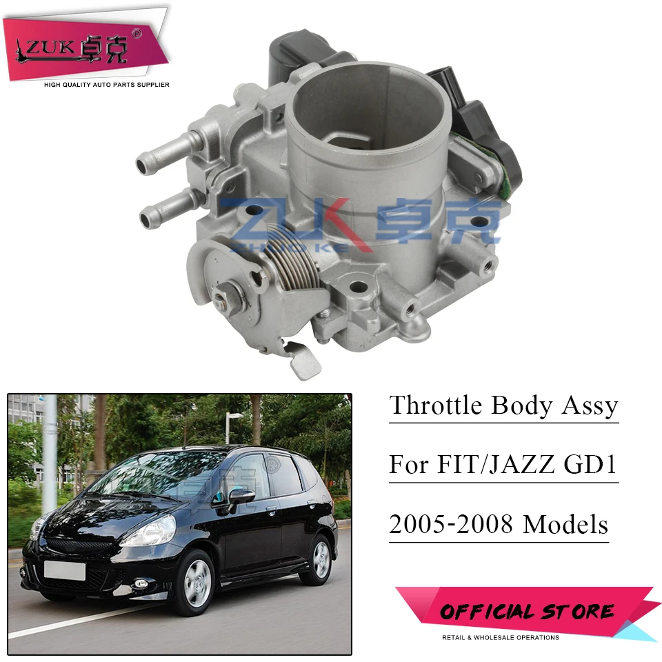 ZUK Throttle Body Assy For HONDA CITY FIT SALOON GD6 2003 2005 2006 2007 2008 For FIT JAZZ GD1 2005 2006 2007 2008 16400-REJ-W51
ZUK Throttle Body Assy For HONDA CITY FIT SALOON GD6 2003 2005 2006 2007 2008 For FIT JAZZ GD1 2005 2006 2007 2008 16400-REJ-W51