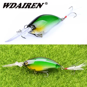 1Pcs crank Fishing Lure 11cm 18g feather Treble Hooks tackle Artificia Hard bait Pesca Crankbait Fishing Long Tongue Minnows
1Pcs crank Fishing Lure 11cm 18g feather Treble Hooks tackle Artificia Hard bait Pesca Crankbait Fishing Long Tongue Minnows