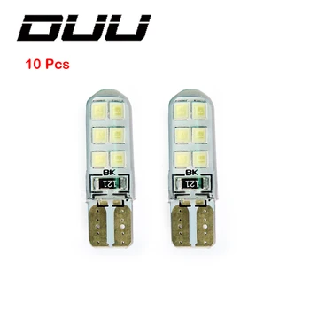DUU 10 Pcs Led Car Clearance Lights Bulbs T10 W5W Canbus No Error 6 SMD 5630 5730 Wedge High Power Parking Fog Lamp Auto
DUU 10 Pcs Led Car Clearance Lights Bulbs T10 W5W Canbus No Error 6 SMD 5630 5730 Wedge High Power Parking Fog Lamp Auto