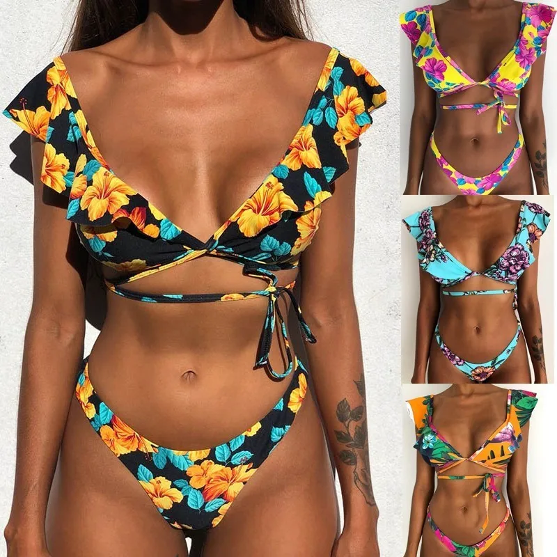 Lefeel Ruffle Bikini Thong Bikini Tie Bathing Suit Women 2019 Sexy Sets Brazilian Swimsuit Beachwear Female Bathing Suit Biquini
Lefeel Ruffle Bikini Thong Bikini Tie Bathing Suit Women 2019 Sexy Sets Brazilian Swimsuit Beachwear Female Bathing Suit Biquini