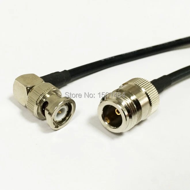 New N Female Jack Connector Switch BNC Male Plug Right Angle Convertor RG58 Wholesale Fast Ship 50CM 20"Adapter
New N Female Jack Connector Switch BNC Male Plug Right Angle Convertor RG58 Wholesale Fast Ship 50CM 20"Adapter