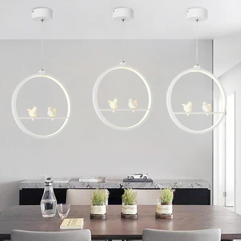 White/Black Pendant Lights Indoor Balcony Loft Home Hanging Lighting Modern Kitchen Parlor Art Birds LED Pendant Lamps
White/Black Pendant Lights Indoor Balcony Loft Home Hanging Lighting Modern Kitchen Parlor Art Birds LED Pendant Lamps