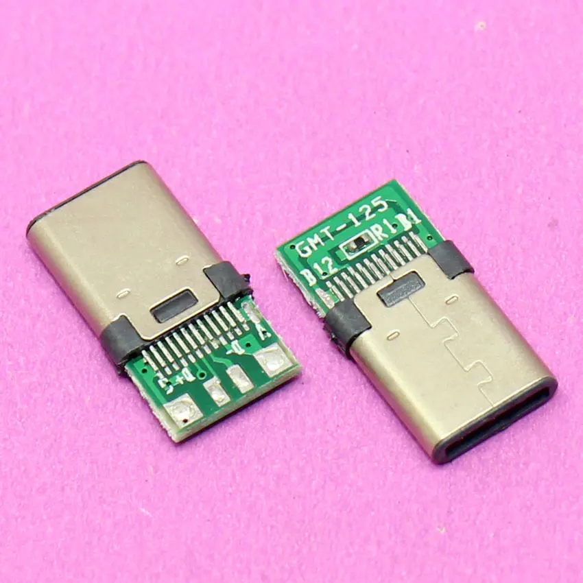 YuXi 24-Pins USB 3.1 Socket Connector Type C/ Type-C USB-C male Plug with PC Board.
YuXi 24-Pins USB 3.1 Socket Connector Type C/ Type-C USB-C male Plug with PC Board.