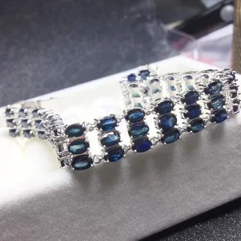 Sapphire chain bracelet Free shipping Natural real sapphire 925 sterling silver 0.35ct*72pcs gemstone For men women #T18101403
Sapphire chain bracelet Free shipping Natural real sapphire 925 sterling silver 0.35ct*72pcs gemstone For men women #T18101403