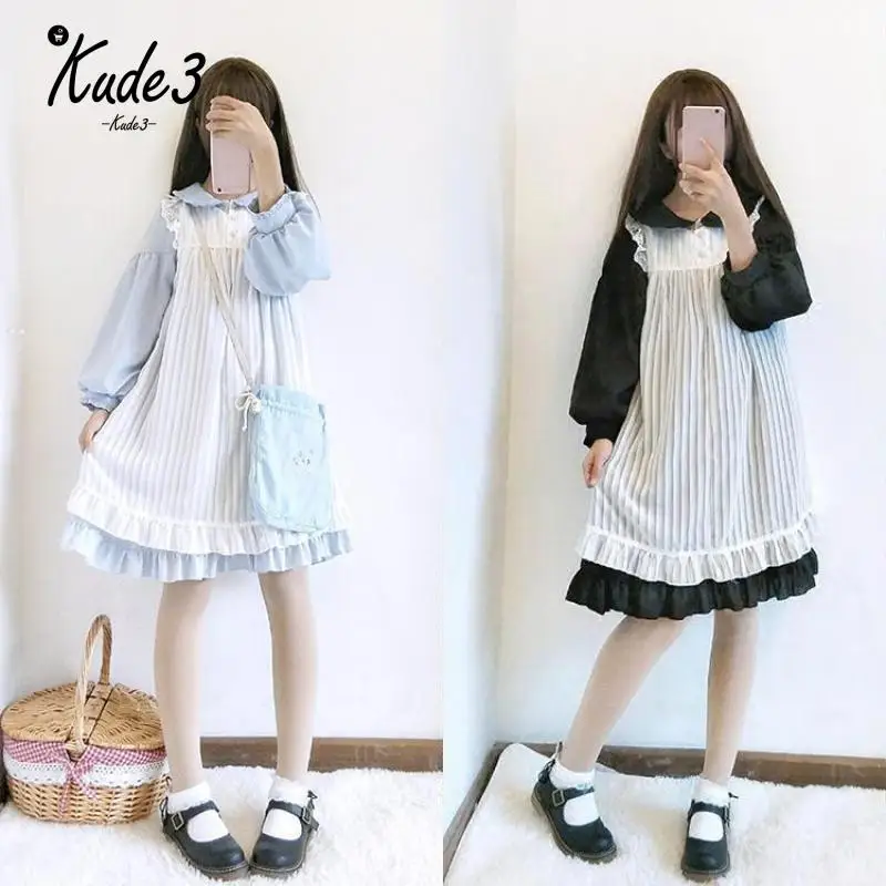 Lolita Dress Sweet Cute Kawaii OP Princess Maid Vintage Ruffles Skirt Puff Sleeve Red Black Pink Women Skirt Round Collar 4829
Lolita Dress Sweet Cute Kawaii OP Princess Maid Vintage Ruffles Skirt Puff Sleeve Red Black Pink Women Skirt Round Collar 4829