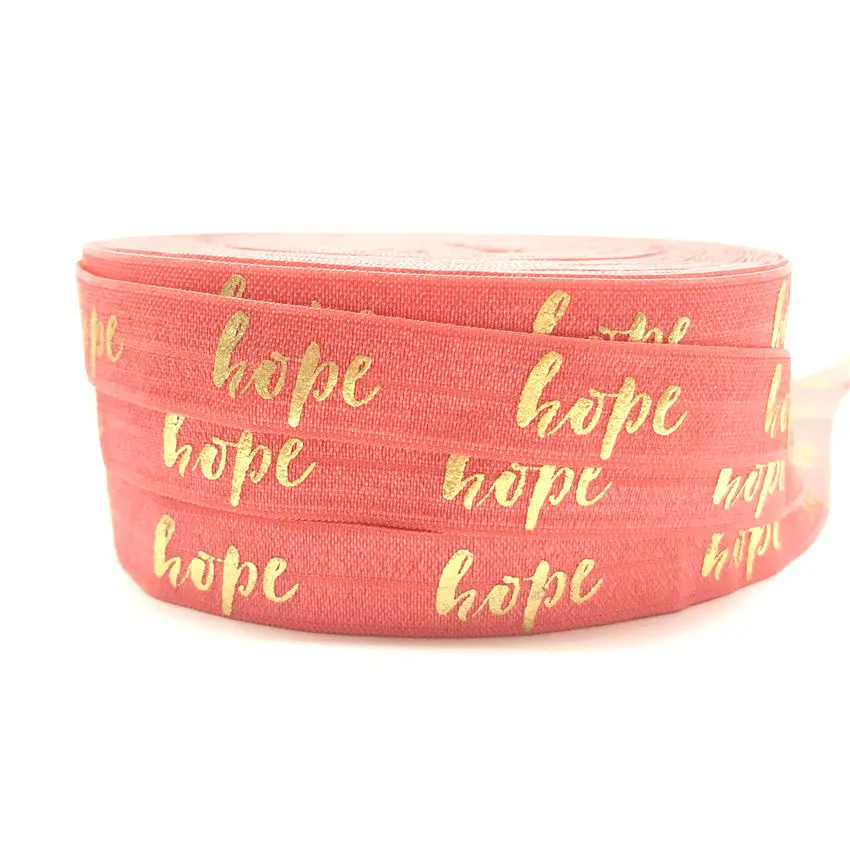 5Yards 16mm Coral Hope Print Fold over elastic Wedding decoration Hair bands Hair ornament sewing accessories
5Yards 16mm Coral Hope Print Fold over elastic Wedding decoration Hair bands Hair ornament sewing accessories