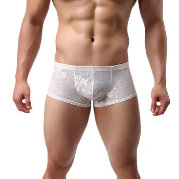 Underwear Men Boxers Low Waist Panties Men Sexy Lace Underpants Transparent Breathable Boxer Underwear Printing Hombre Shorts
Underwear Men Boxers Low Waist Panties Men Sexy Lace Underpants Transparent Breathable Boxer Underwear Printing Hombre Shorts
