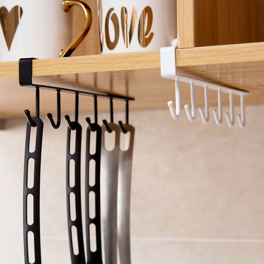 Useful Kitchen Cupboard Storage Rack Cupboard Shelf Hanging Hook Organizer Closet Clothes Glass Mug Shelf Hanger Wardrobe Holder
Useful Kitchen Cupboard Storage Rack Cupboard Shelf Hanging Hook Organizer Closet Clothes Glass Mug Shelf Hanger Wardrobe Holder