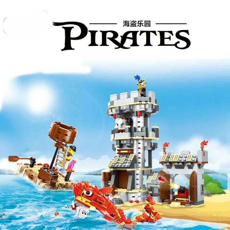 54041 744pcs Pirate Series Monster Attack Building Blocks Compatible with Legoe Pirates Caribbean Kid Toys For Gift
54041 744pcs Pirate Series Monster Attack Building Blocks Compatible with Legoe Pirates Caribbean Kid Toys For Gift