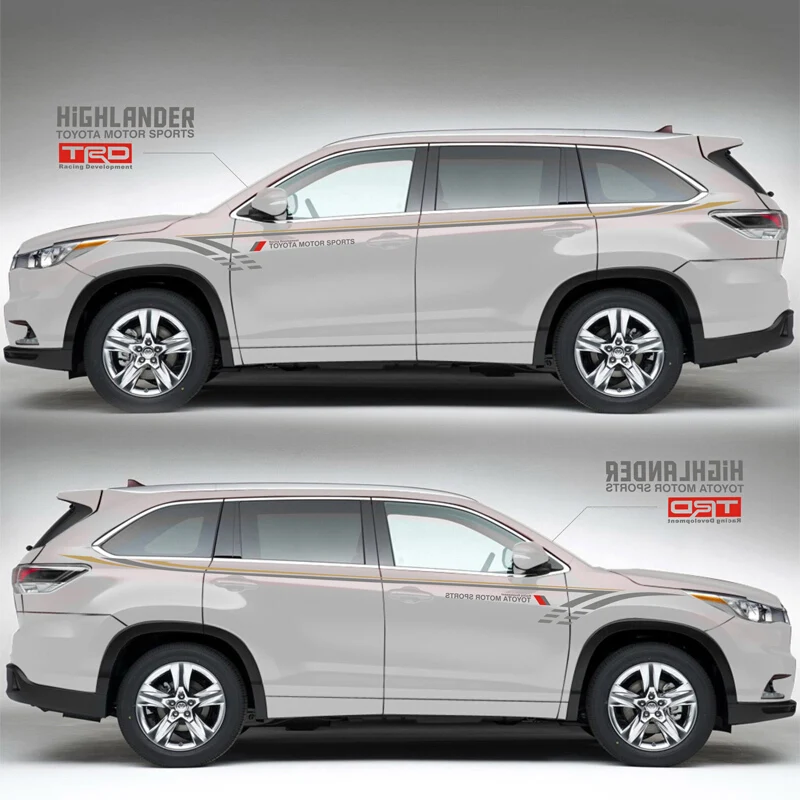 World Datong Sport Stripes Car Stickers For Toyota Highlander Auto Body Customized Decal Exterior stickers
World Datong Sport Stripes Car Stickers For Toyota Highlander Auto Body Customized Decal Exterior stickers