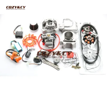 180cc EGR Big Bore Kit & 61mmCylinder Head & A11 CAM & Spark plug & Coil AC CDI for SCOOTERS ATV 150cc GY6 157QMJ MOTOR
180cc EGR Big Bore Kit & 61mmCylinder Head & A11 CAM & Spark plug & Coil AC CDI for SCOOTERS ATV 150cc GY6 157QMJ MOTOR