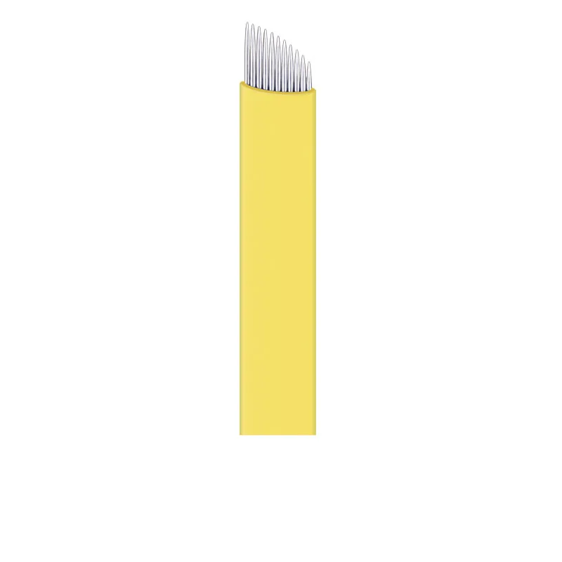 0.20mm Yellow Lumina 11/12/14/17/21 Permanent Makeup Manual Blades Microblading Tebori Promocao For Permanent Makeup Pen
0.20mm Yellow Lumina 11/12/14/17/21 Permanent Makeup Manual Blades Microblading Tebori Promocao For Permanent Makeup Pen