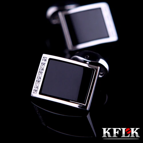 KFLK Luxury HOT shirt cufflinks for mens Gift Brand cuff buttons Crystal cuff link High Quality Black abotoaduras Jewelry
KFLK Luxury HOT shirt cufflinks for mens Gift Brand cuff buttons Crystal cuff link High Quality Black abotoaduras Jewelry