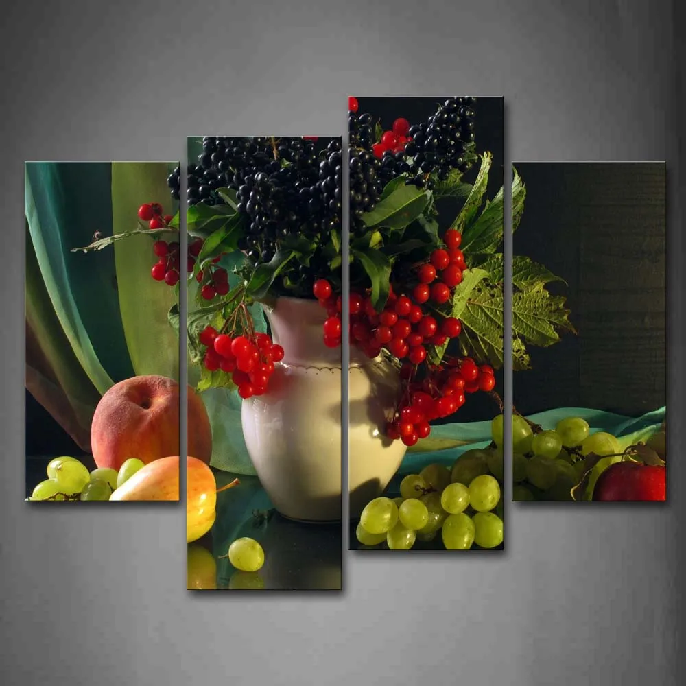 Framed Wall Art Pictures Grape Apple Cherry Leaf Canvas Print Food Posters With Wooden Frames For Home Living Room Decor
Framed Wall Art Pictures Grape Apple Cherry Leaf Canvas Print Food Posters With Wooden Frames For Home Living Room Decor