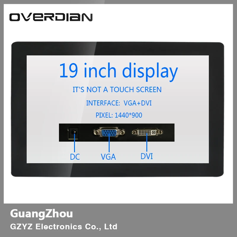 19" VGA/DVI Interface Metal Frame Industrial Control Lcd Wide Screen Monitor 1440*900 Non-touch Screen Buckle Fixed Display
19" VGA/DVI Interface Metal Frame Industrial Control Lcd Wide Screen Monitor 1440*900 Non-touch Screen Buckle Fixed Display