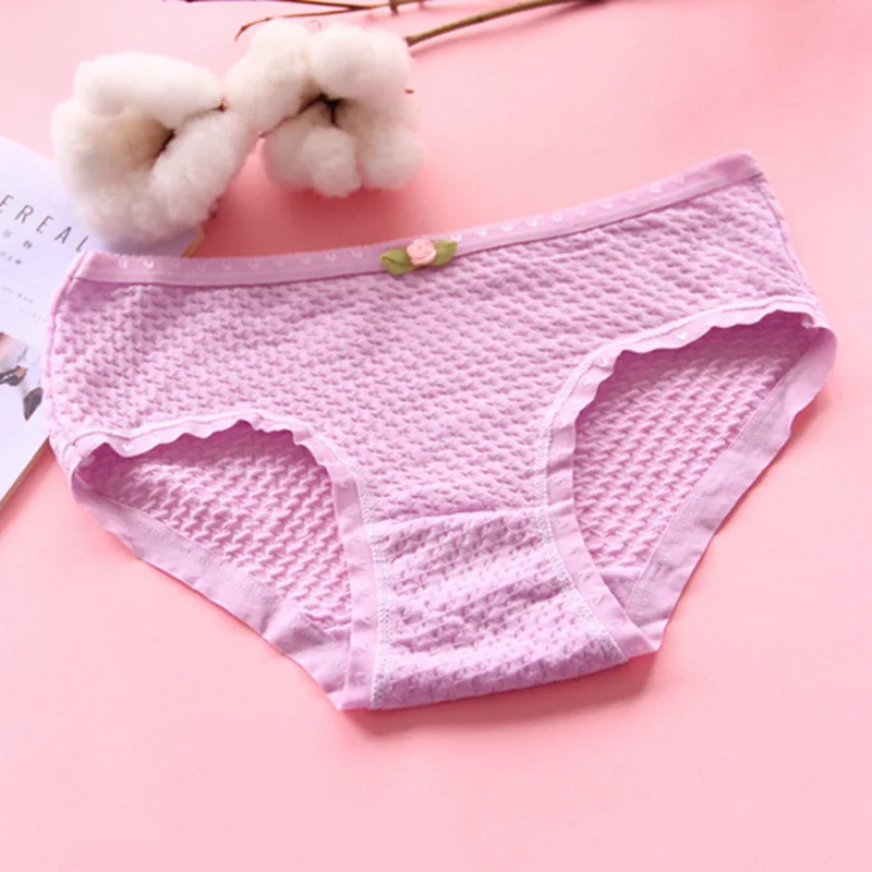 New Women Underwear Cotton Panties Female Underpants with Flower for Girls Candy Color Summer Short Lingerie Ladies Briefs C0065
New Women Underwear Cotton Panties Female Underpants with Flower for Girls Candy Color Summer Short Lingerie Ladies Briefs C0065
