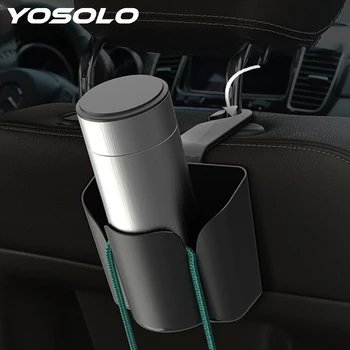 YOSOLO Car Seat Back Hook Bracket Pocket Storage Box Creative Rear Seat Cup Holder ABS Universal Car Organizer
YOSOLO Car Seat Back Hook Bracket Pocket Storage Box Creative Rear Seat Cup Holder ABS Universal Car Organizer