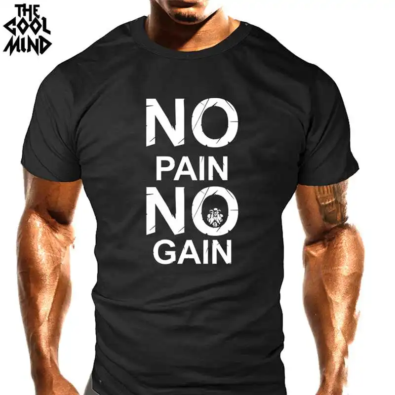COOLMIND CR0121A cotton no pain no gain print men T shirt casual body building o-neck men Tshirt short sleeve T-shirt tee shirt
COOLMIND CR0121A cotton no pain no gain print men T shirt casual body building o-neck men Tshirt short sleeve T-shirt tee shirt