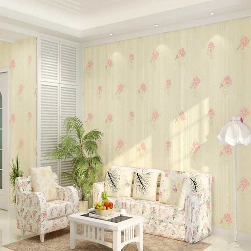 Free Shipping 3D Stereo Pastoral Floral Non-wovens Wallpaper Warmer Bedroom Living Room Sofa Background Wallpaper 
Free Shipping 3D Stereo Pastoral Floral Non-wovens Wallpaper Warmer Bedroom Living Room Sofa Background Wallpaper