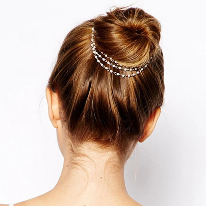 Gold Hair Decoration Pearl Hair Band Headpiece Headbands Fashion Boho Beaded Head Piece Women Hair Chain Head Jewelry
Gold Hair Decoration Pearl Hair Band Headpiece Headbands Fashion Boho Beaded Head Piece Women Hair Chain Head Jewelry