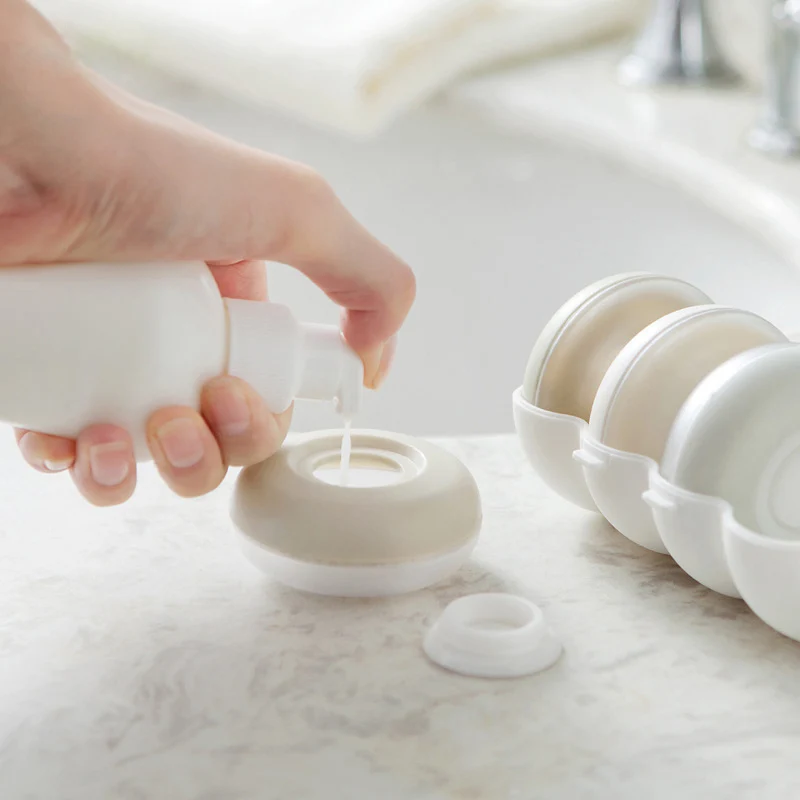 4 Pcs/Set Silicone Shampoo Lotion Bottles Anti-leak Traveling Set Storage Box Cosmetic Sealed Jar SSwell
4 Pcs/Set Silicone Shampoo Lotion Bottles Anti-leak Traveling Set Storage Box Cosmetic Sealed Jar SSwell