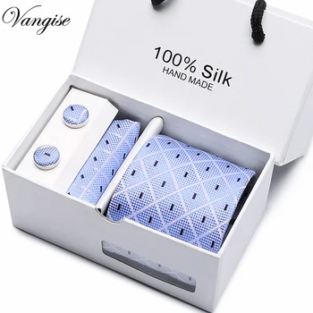 New Paisley Blue 100% Silk Tie & Cufflink & Handkerchief Set For Formal Party With White Box
New Paisley Blue 100% Silk Tie & Cufflink & Handkerchief Set For Formal Party With White Box