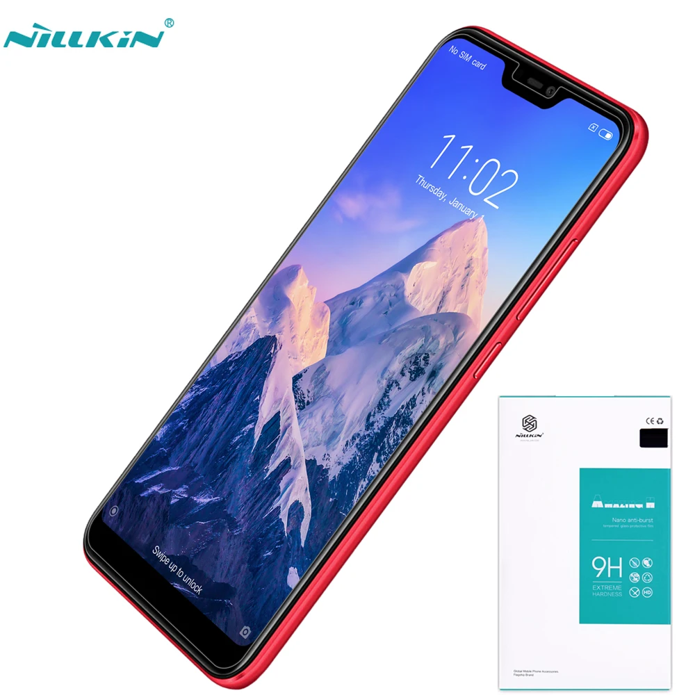 For Xiaomi Redmi 6 PRO Glass Mi A2 Lite Tempered Glass Nillkin H Screen Protector Glass For Redmi 6 PRO Gift Camera Film
For Xiaomi Redmi 6 PRO Glass Mi A2 Lite Tempered Glass Nillkin H Screen Protector Glass For Redmi 6 PRO Gift Camera Film