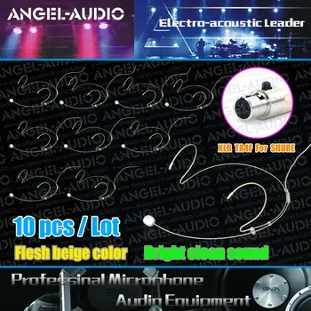 Free Shipping 10pcs/Lot Mini XLR TA4F 4PIN Plug Headset Skin Color HeadWorn Microphone For SHURE Wireless Body-Pack Transmitter
Free Shipping 10pcs/Lot Mini XLR TA4F 4PIN Plug Headset Skin Color HeadWorn Microphone For SHURE Wireless Body-Pack Transmitter
