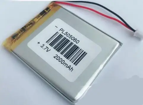 free ship 2pcs/lot 505060 lithium polymer battery 3.7V 2000mah li-ion rechargeable battery li-po battery
free ship 2pcs/lot 505060 lithium polymer battery 3.7V 2000mah li-ion rechargeable battery li-po battery