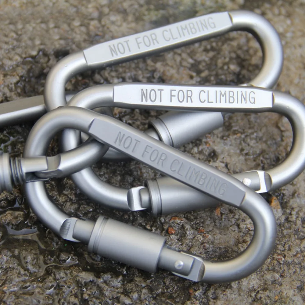 2Pcs/lot Hanging Hook Holder Clip Alloy Aluminum Survival Gear Water Buckle EDC Mosqueton Camping Hiking Carabiner
2Pcs/lot Hanging Hook Holder Clip Alloy Aluminum Survival Gear Water Buckle EDC Mosqueton Camping Hiking Carabiner
