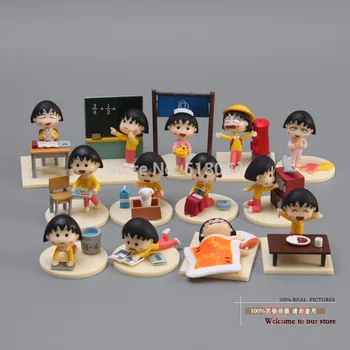 Free Shipping Anime Cartoon Chibi Maruko Sakura Momoko Happy Day PVC Action Figure Toys Dolls 13pcs/set CMFG002
Free Shipping Anime Cartoon Chibi Maruko Sakura Momoko Happy Day PVC Action Figure Toys Dolls 13pcs/set CMFG002