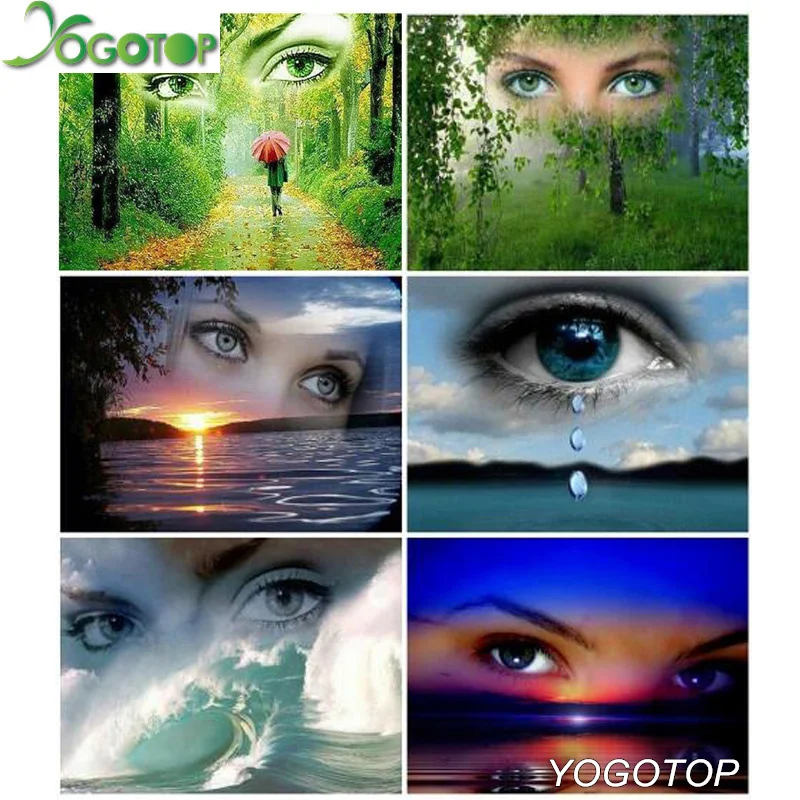 YOGOTOP DIY Mosaic Gift Eye Landscape Rhinestone Full Drill Square/Round Embroidery Diamond Painting Art Green forest Sea YY315
YOGOTOP DIY Mosaic Gift Eye Landscape Rhinestone Full Drill Square/Round Embroidery Diamond Painting Art Green forest Sea YY315