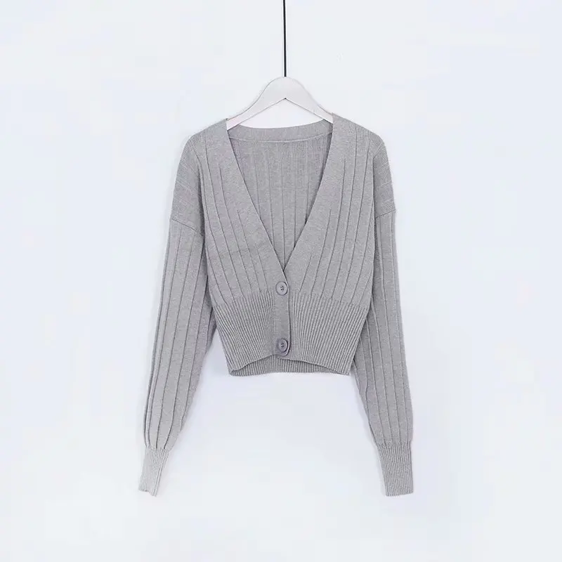 2019 Spring Autumn Long Sleeve V Neck Knitted Solid Color Single Breasted Women Cardigan Sweater Tops
2019 Spring Autumn Long Sleeve V Neck Knitted Solid Color Single Breasted Women Cardigan Sweater Tops