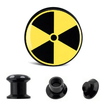 Factory wholesale black acrylic ear plug radiation icon ear expander body jewelry 60pcs/lot 6-25mm NASP-0812
Factory wholesale black acrylic ear plug radiation icon ear expander body jewelry 60pcs/lot 6-25mm NASP-0812