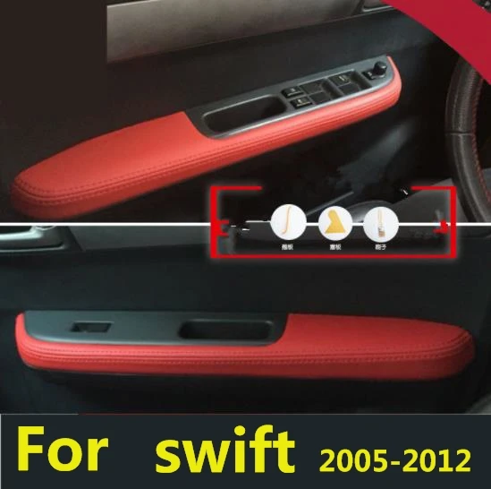 4PCS Microfiber Front / Rear Door Panels Armrest Leather Cover Protective Trim For Suzuki Swift 2005-2012 with Mount Fittings
4PCS Microfiber Front / Rear Door Panels Armrest Leather Cover Protective Trim For Suzuki Swift 2005-2012 with Mount Fittings