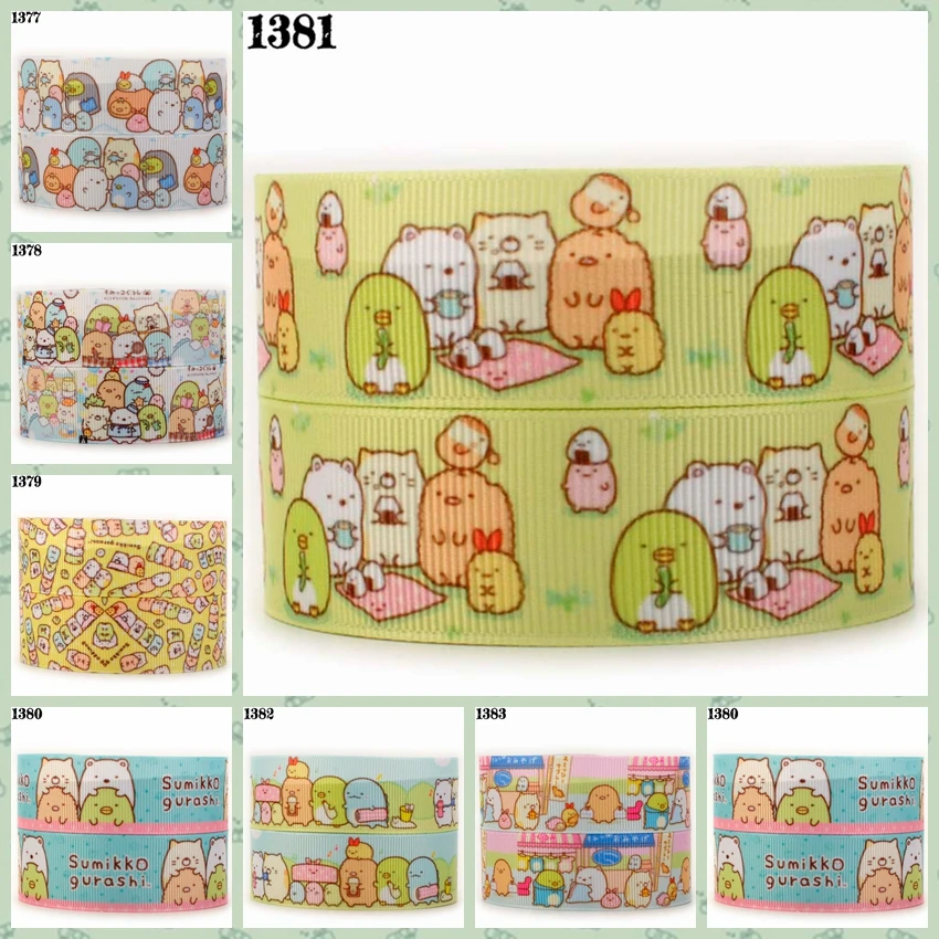 New arrivals 1" 25mm cute Japanese sumikko gurashi ribbon printed grograin ribbon Free shipping
New arrivals 1" 25mm cute Japanese sumikko gurashi ribbon printed grograin ribbon Free shipping