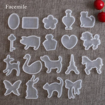 19 Kinds Design Transparent Clear Silicone Pendant Mould Handmade Jewelry Tools 50-315
19 Kinds Design Transparent Clear Silicone Pendant Mould Handmade Jewelry Tools 50-315