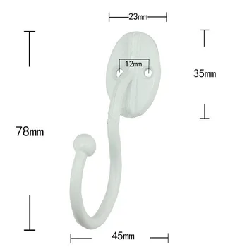 Bulk White Door Hanger "S" Hooks Vintage Bathroom Wall Hanger Hats Bag Keychain Zinc Alloy Hook Coat Wall Hooks with Screws 78mm
Bulk White Door Hanger "S" Hooks Vintage Bathroom Wall Hanger Hats Bag Keychain Zinc Alloy Hook Coat Wall Hooks with Screws 78mm