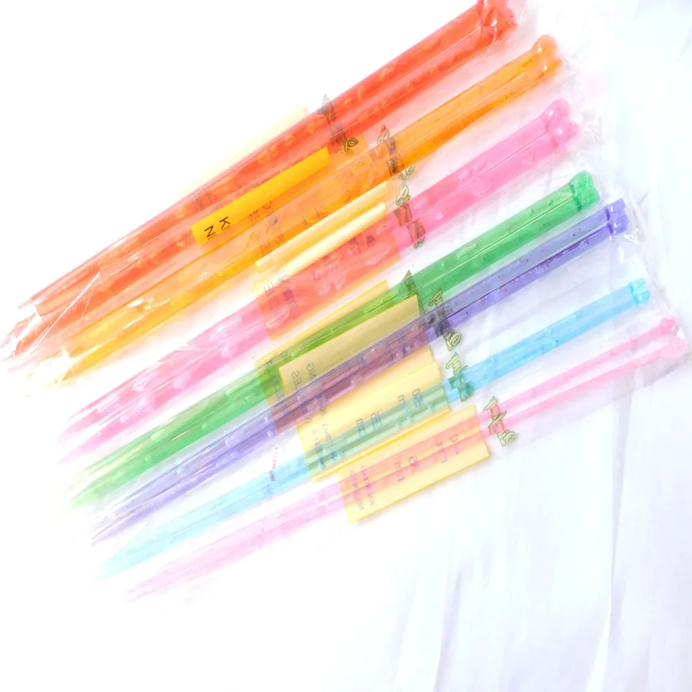 7 Size/set 2 pc/size 36cm Long Single Pointed Acrylic Knitting Needle Kits DIY Knitted Needlework Tool NEEDLE-7134
7 Size/set 2 pc/size 36cm Long Single Pointed Acrylic Knitting Needle Kits DIY Knitted Needlework Tool NEEDLE-7134